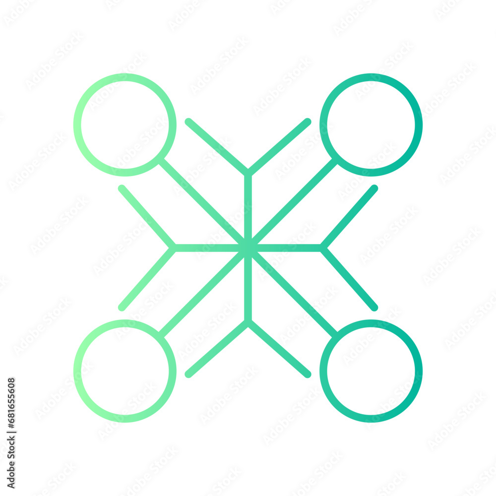 snowflake gradient icon snowflake gradient icon