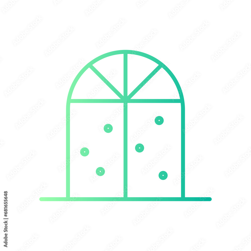 snow gradient icon snow gradient icon