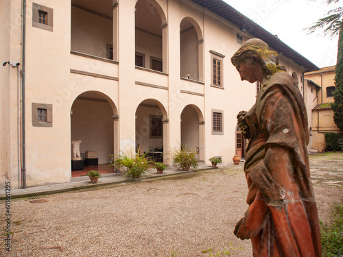 Italia, Toscana, provincia di Firenze, il paese di Cerreto Guidi, la Villa Medicea.