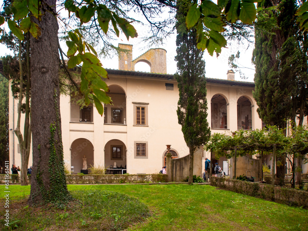 Italia, Toscana, provincia di Firenze, il paese di Cerreto Guidi, la Villa Medicea.