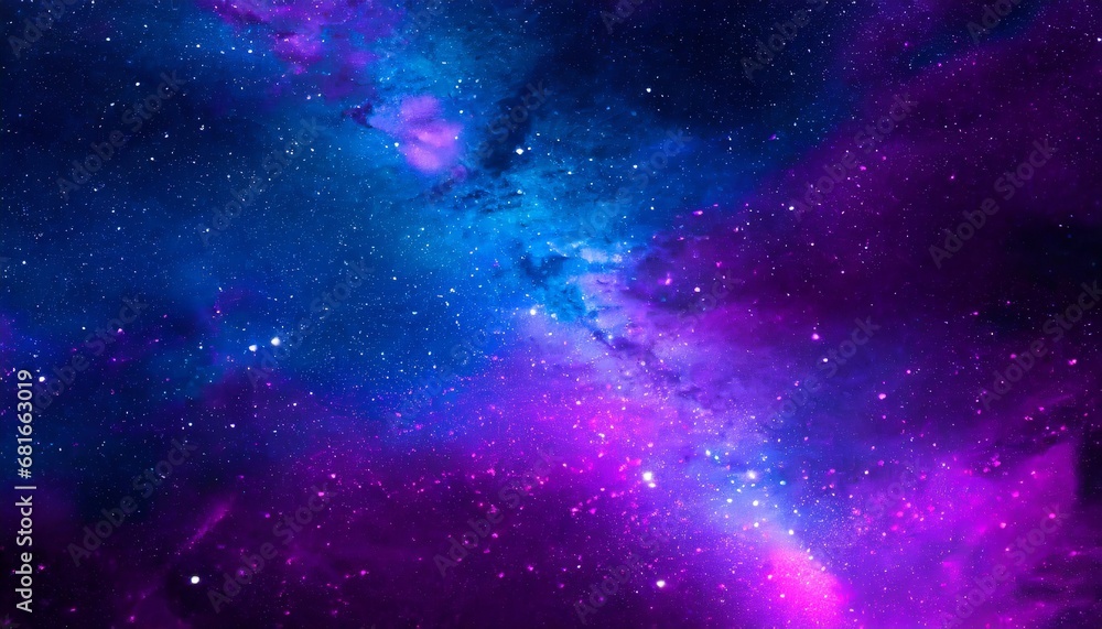 Fototapeta premium 幻想的な夜空の背景