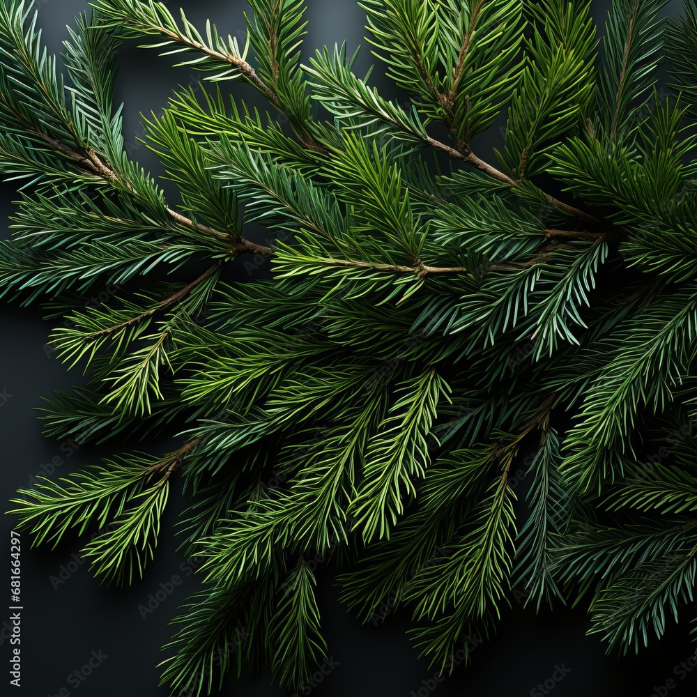 Winter beautiful green fir tree branches background. Spruce with needles. Closeup. Nature winter banner. Christmas wallpaper concept with copy space Winter beautiful green fir tree branches background. Spruce with needles. Closeup. Nature winter banner. Christmas wallpaper concept with copy space