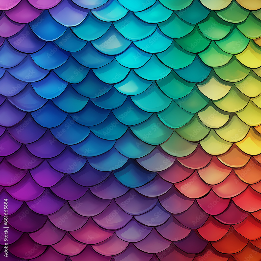 Gradient pattern of scales Gradient pattern of scales