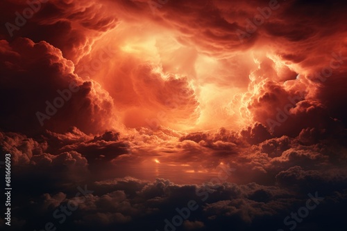 red in the storm clouds © Robotoyo