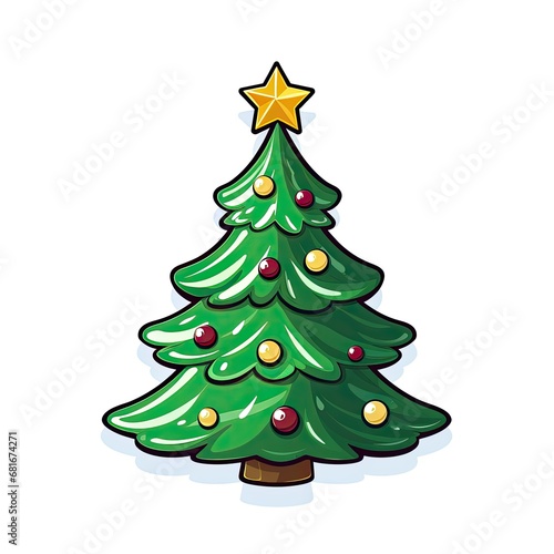 christmas tree isolated