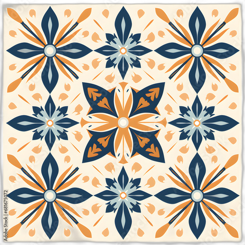 geometric vintage wallpaper with a seamless pattern isolated on transparent or white background, png