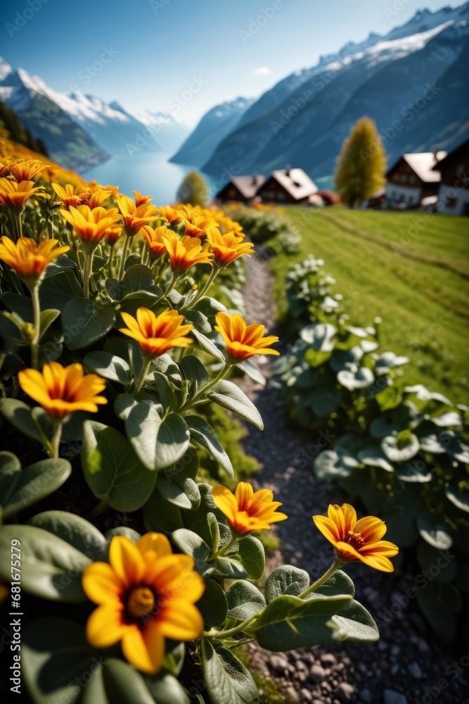 Fototapeta premium Scenic view of Switzerland