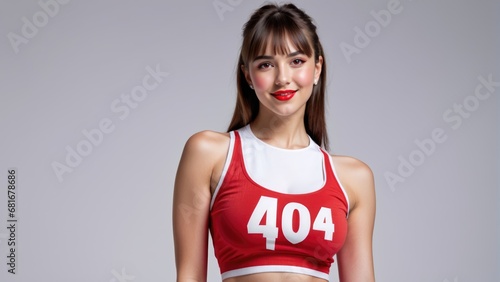 Fitness Enthusiast in 404 Error Code Attire.