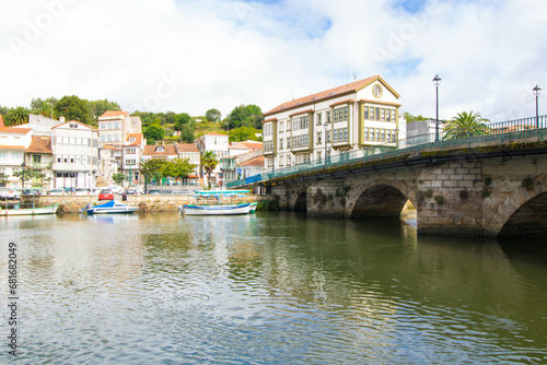 The city of Betanzos on river Mandeo in Galicia