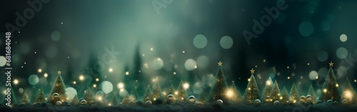 blurred Christmas composition for season greetings concept. Generative AI