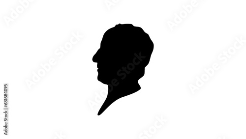 Leonhard Euler silhouette