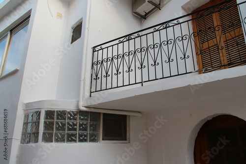 house in a village (margarites) in crete in greece 