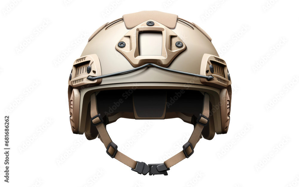 Naklejka premium Tactical Helmet Precision Defense Gear on a White or Clear Surface PNG Transparent Background