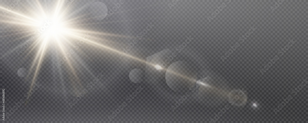 Set of realistic vector gold and white stars png. Set of vector suns png. Golden flares with highlights. Set of realistic vector gold and white stars png. Set of vector suns png. Golden flares with highlights.
