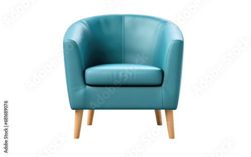 Opulent Seating TranquilityTub Comfort on a White or Clear Surface PNG Transparent Background