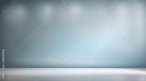 Empty light blue wall background