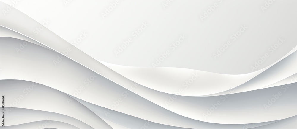 Φωτογραφία In a white vintage frame, an abstract illustration of an intricate geometric wave design, blending texture and line, creates a creative grunge concept in the world of fashion and paper art