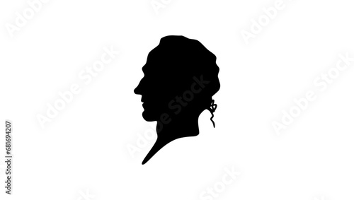 Pierre-Simon Laplace silhouette