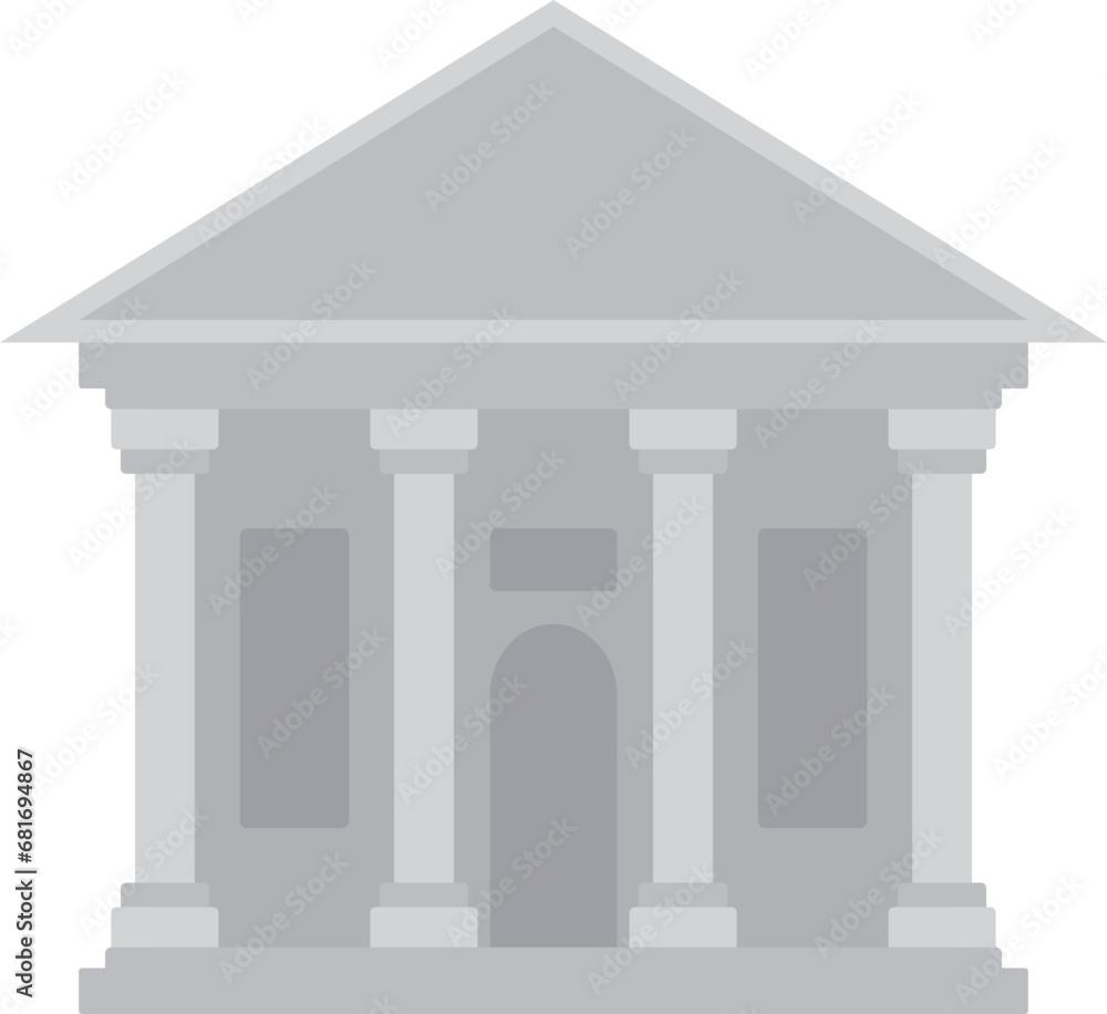 Fototapeta premium University building illustration