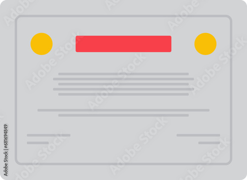 Certificate illustration