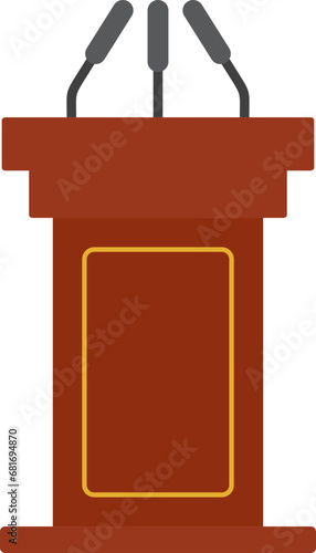 Podium illustration