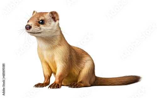 Cuddly Canine Companions Whistling Weasel Plushie Delight on a White or Clear Surface PNG Transparent Background