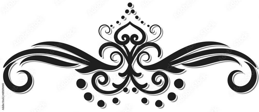 Flower border decorative design element Wedding banners, frames, labels, black lines on white. Flower border decorative design element Wedding banners, frames, labels, black lines on white.