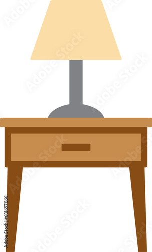 Sidebed desk illustration