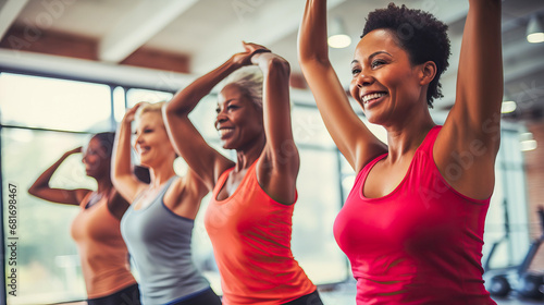 Mature women leading a heal...