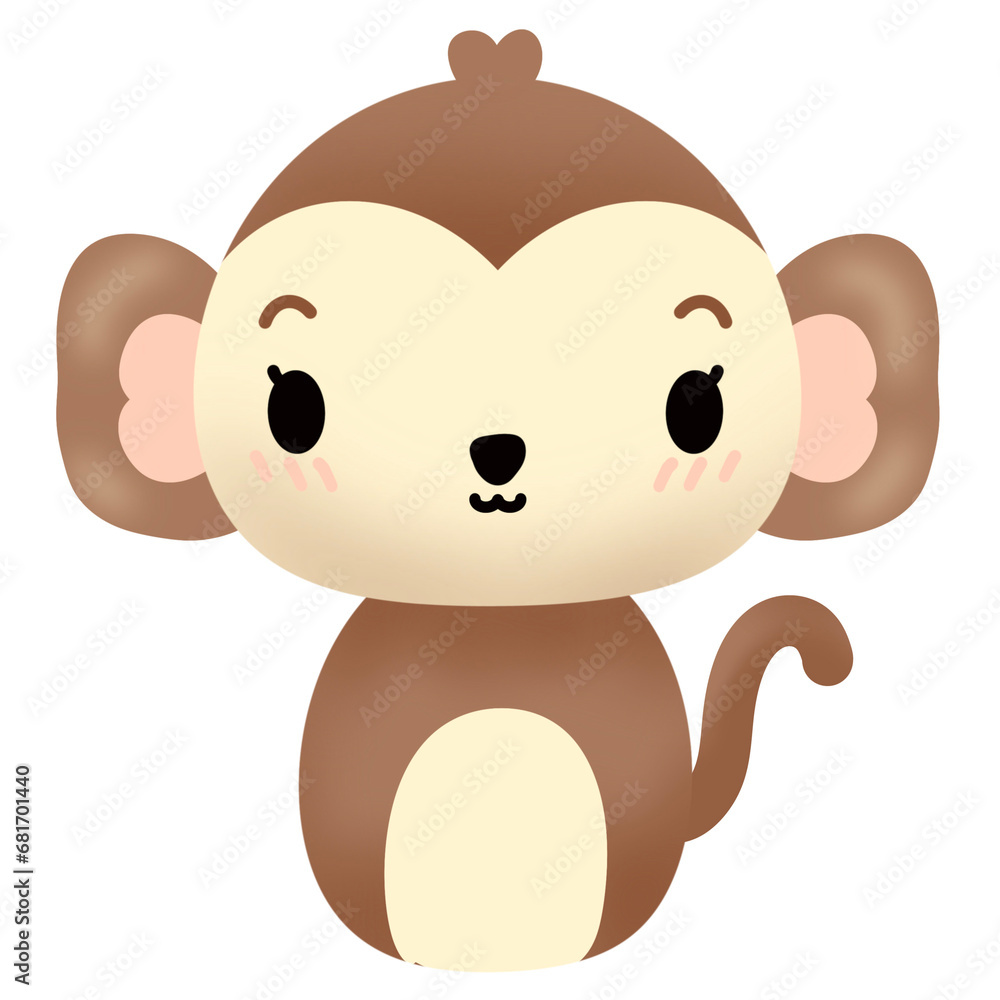 Naklejka premium Cute animals 