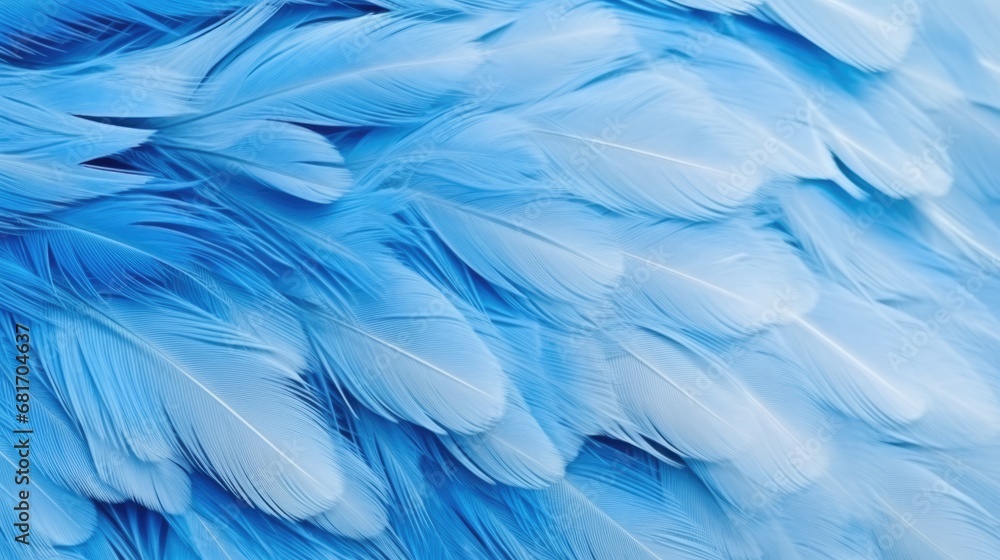 abstract feather texture background, blue tones abstract feather texture background, blue tones