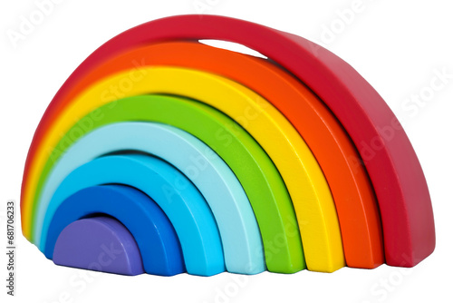 rainbow transparent insulated wooden children's playground equipment