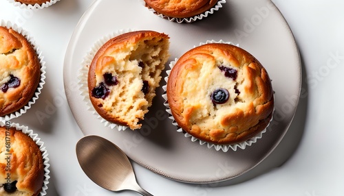 Blueberry Muffins with bluberry, Fresh and homemade baked, Blueberry Muffins with bluberry.