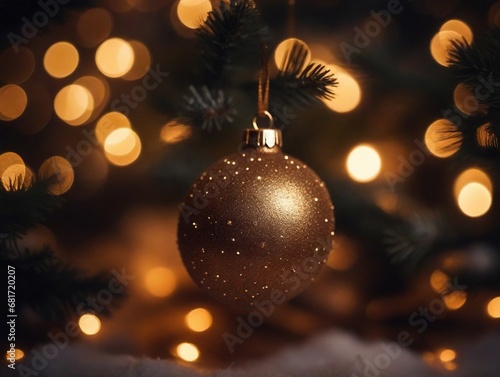 photorealistic Christmas bauble illustration. Christmas decorations © Kunojr