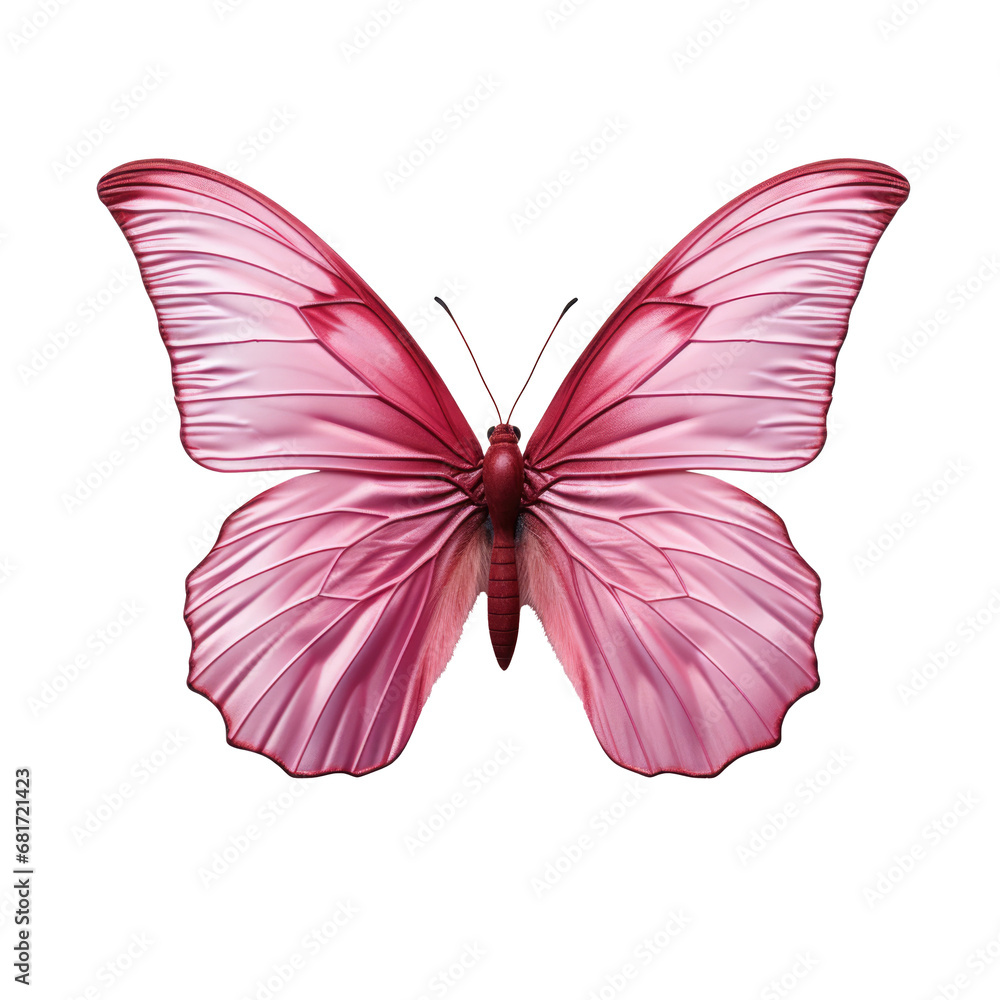 Pink butterfly , isolated on transparent Pink butterfly , isolated on transparent