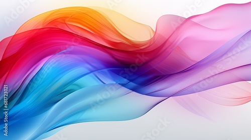 Abstract bended brush stroke background