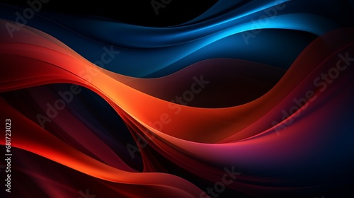 Abstract dim background with distinctive colors