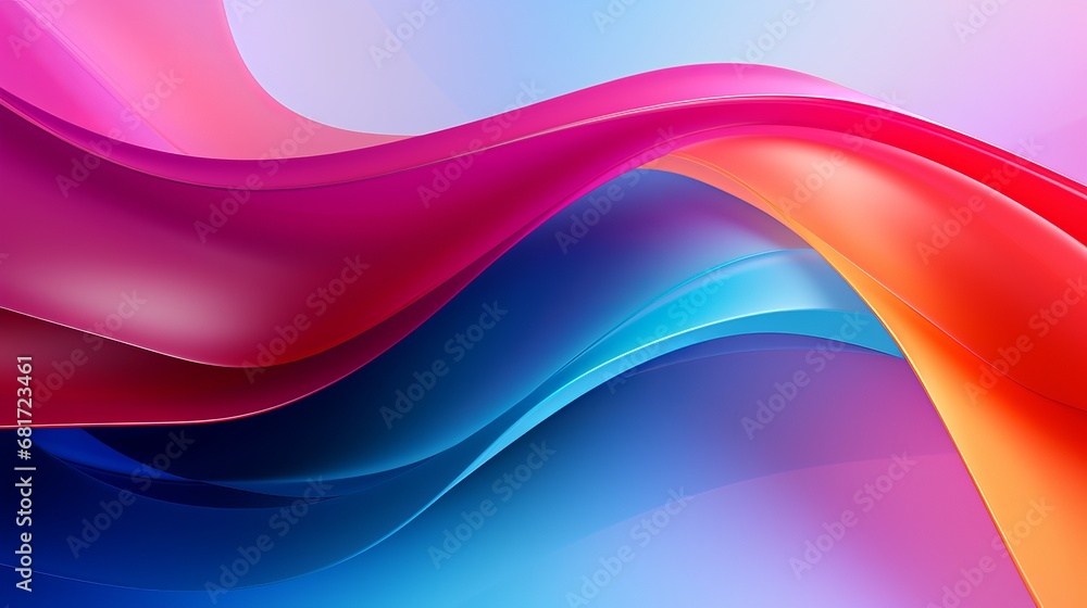 Abstract multi colored wave design glossy streaming advanced Abstract multi colored wave design glossy streaming advanced