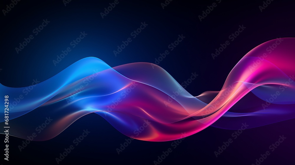 Abstract streaming neon wave foundation Abstract streaming neon wave foundation