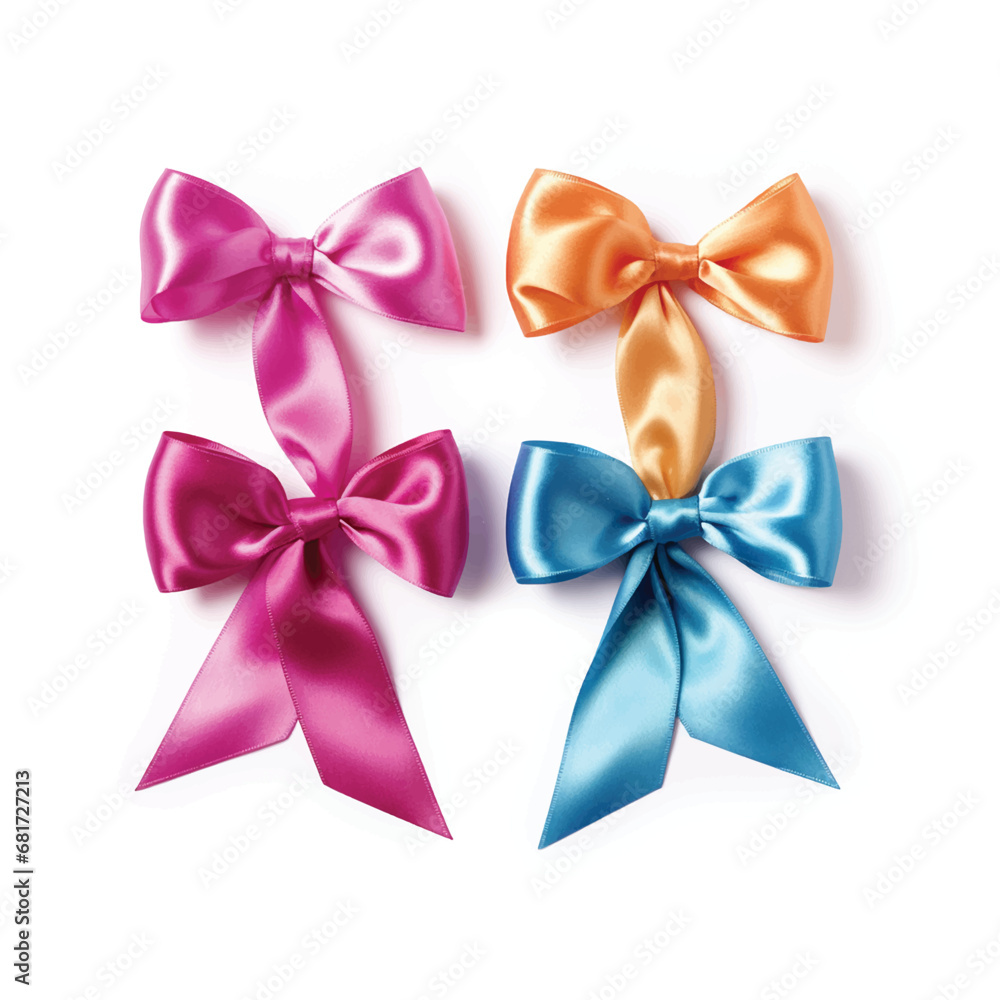 Artistic ribbon on white background for breast cancer awareness Artistic ribbon on white background for breast cancer awareness