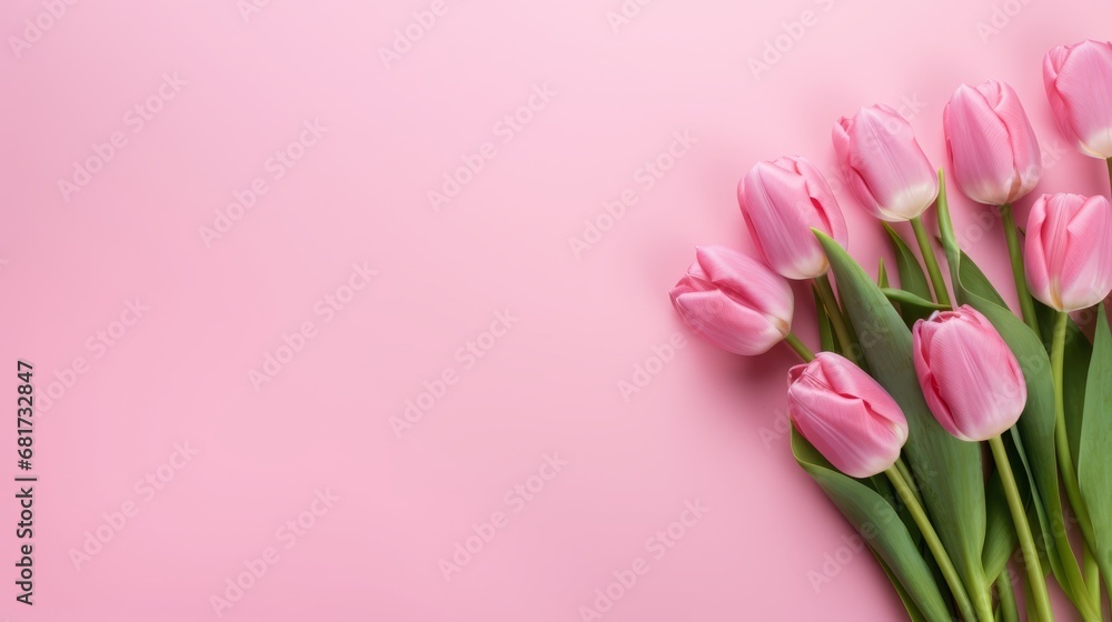 Tulips background for text. Tulips background for text.