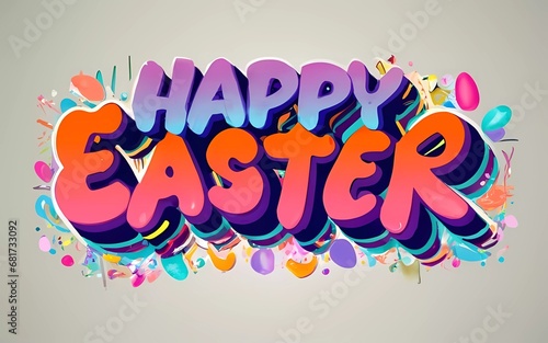 Happy Easter Wallpaper, Illustration, Background