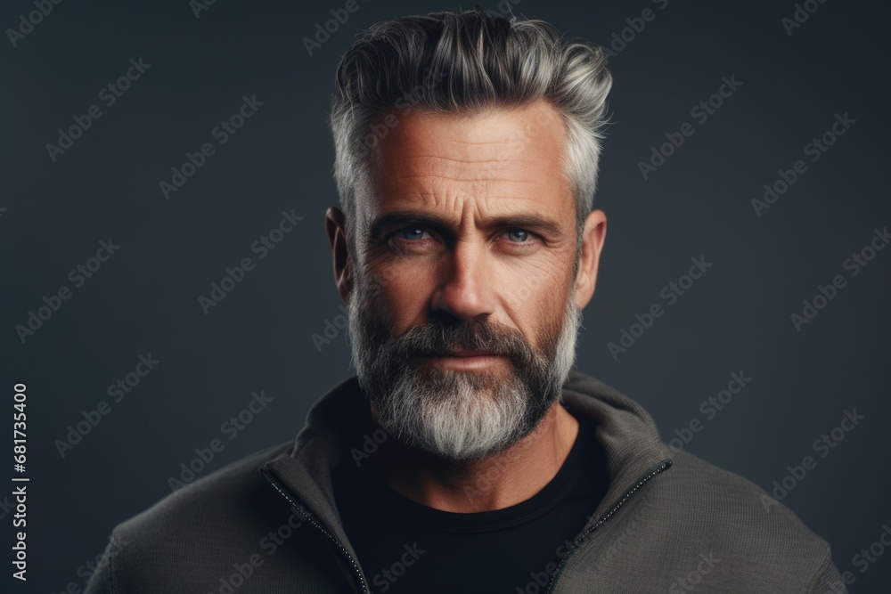 A close-up photograph of a man with a beard. This image can be used to depict masculinity, grooming, or fashion trends A close-up photograph of a man with a beard. This image can be used to depict masculinity, grooming, or fashion trends