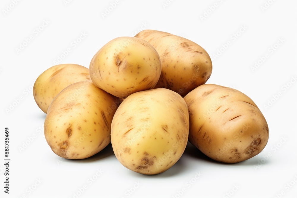 A pile of potatoes stacked on top of each other. This versatile image can be used to represent agriculture, farming, food storage, cooking, or a variety of other concepts A pile of potatoes stacked on top of each other. This versatile image can be used to represent agriculture, farming, food storage, cooking, or a variety of other concepts