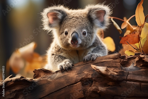 koala on the background of Australian nature © Aly