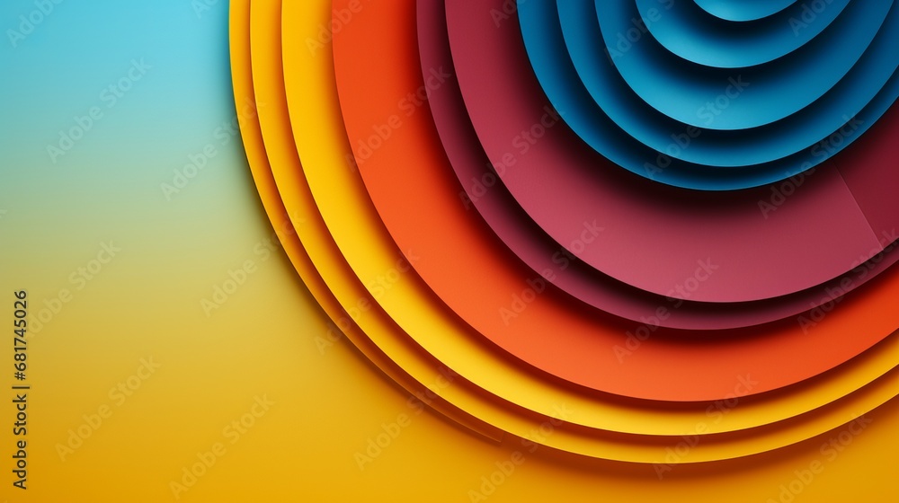 A colorful piece of paper with space to write on A colorful piece of paper with space to write on