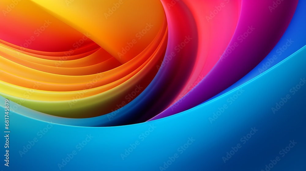 Colorful background with a rainbow design Colorful background with a rainbow design