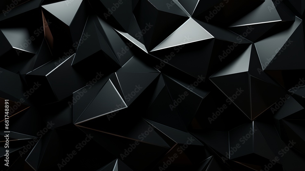 Bunch of dark geometric shapes unique background Bunch of dark geometric shapes unique background