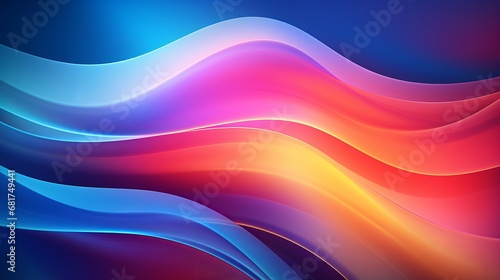 Gleaming abstract background dynamic colors blurred movement