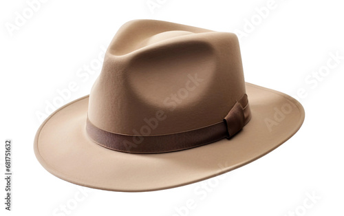 Good Looking Stylish Fedora Hat Isolated on Transparent Background PNG.